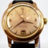 Omega Seamaster Calendar Bumper 2627 Vintage Solid 18K Gold Patina Dial
