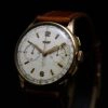 Tissot 1940s Pink Gold Vintage Chronograph