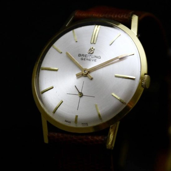 Breitling Vintage Classic 18K Yellow Gold Calibre Peseux 330