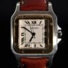 Cartier Santos Galbée 1566 Gold/Steel Square Men's Watch