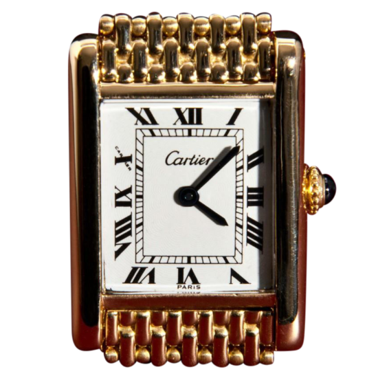 Cartier Louis Cartier Grain De Riz Mesh Tank Mechanical Unisex