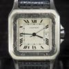 Cartier Santos Galbée Automatic 2319 Original Leather Strap Men's Watch