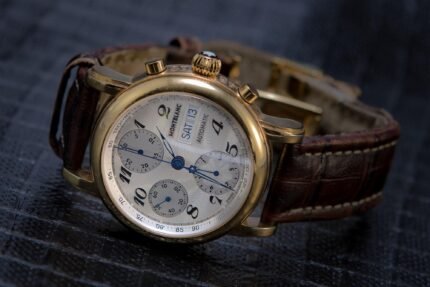 Montblanc Meisterstuck Star Ref. 7016 Chronograph Gold Plated