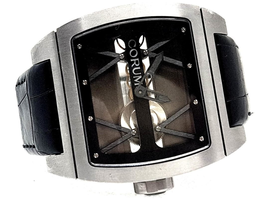 Boîte Montre Corum Ti-Bridge En Acier - Réf. 05.0056 - Neuf De Stock (sans étiquette)