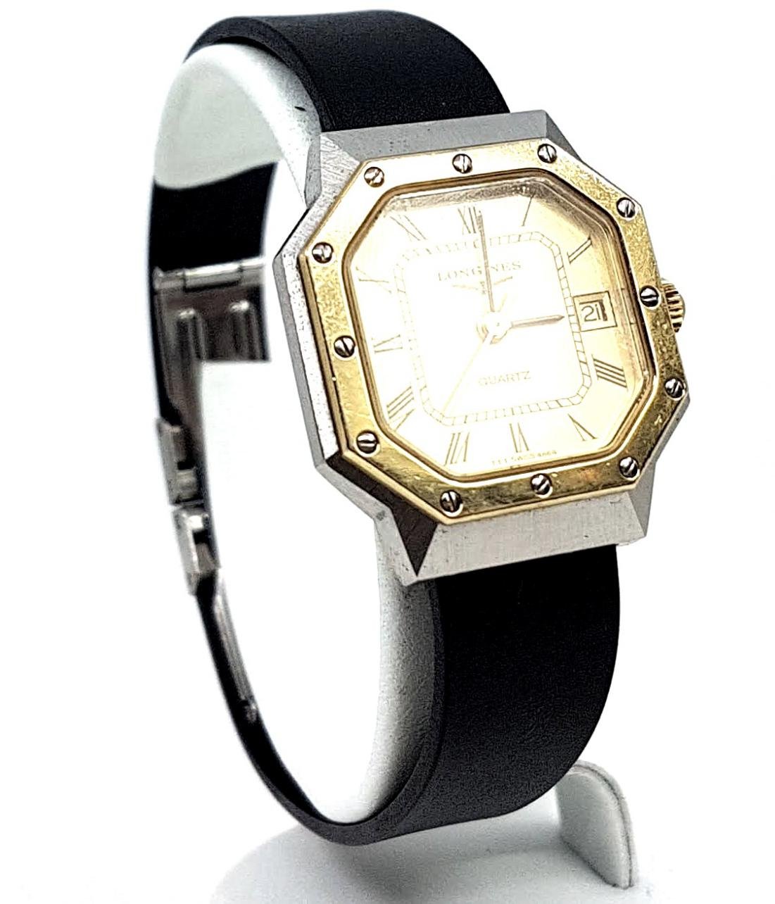 longines octagonal watch