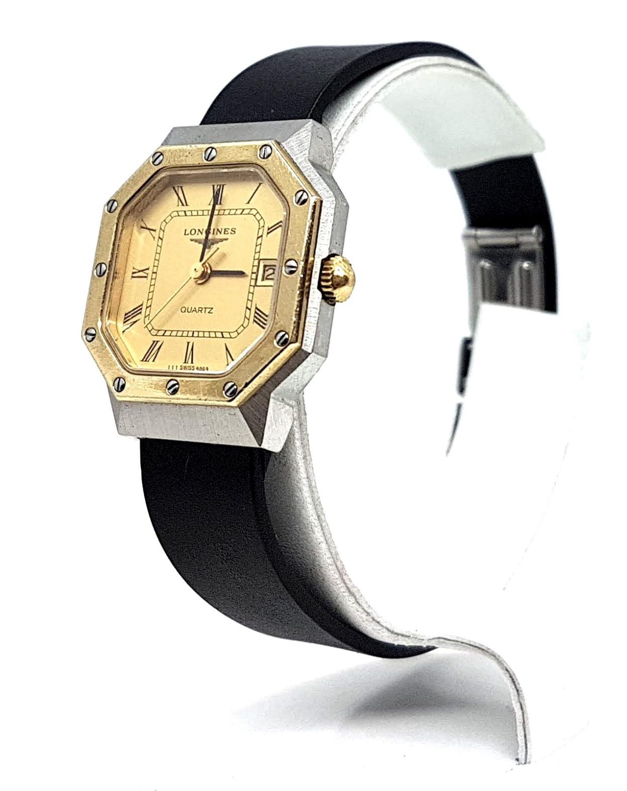 longines octagonal watch