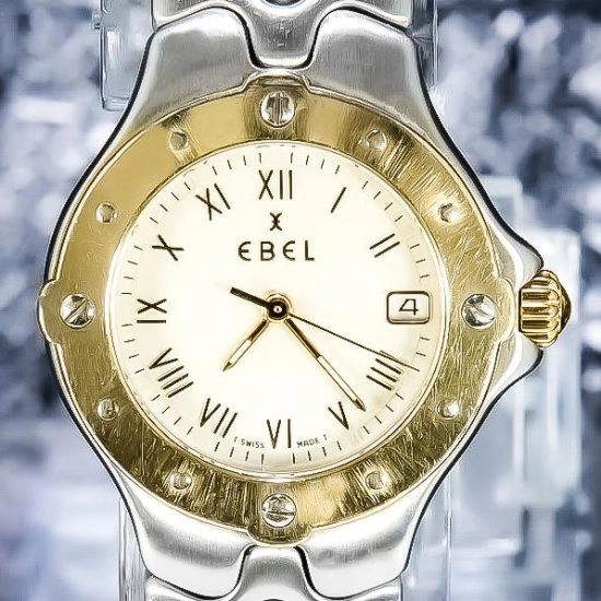 Ebel Sportwave E6087621 Gold/Steel Lady's Watch