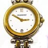 Pequignet Moorea Made In France Ladies 18K Gold Flakes & Bezel