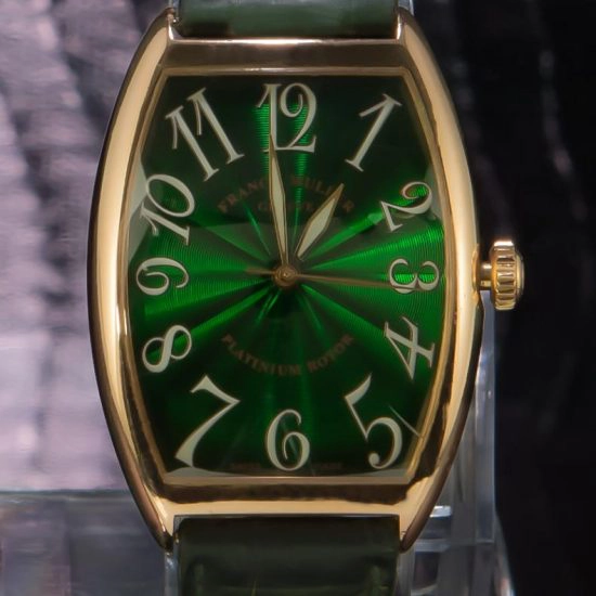 Franck Muller Casablanca Curvex 6850SC Custom Order Frog Sparking Platinum Rotor 18k