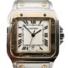 Cartier Santos Galbée 1566 Gold/Steel