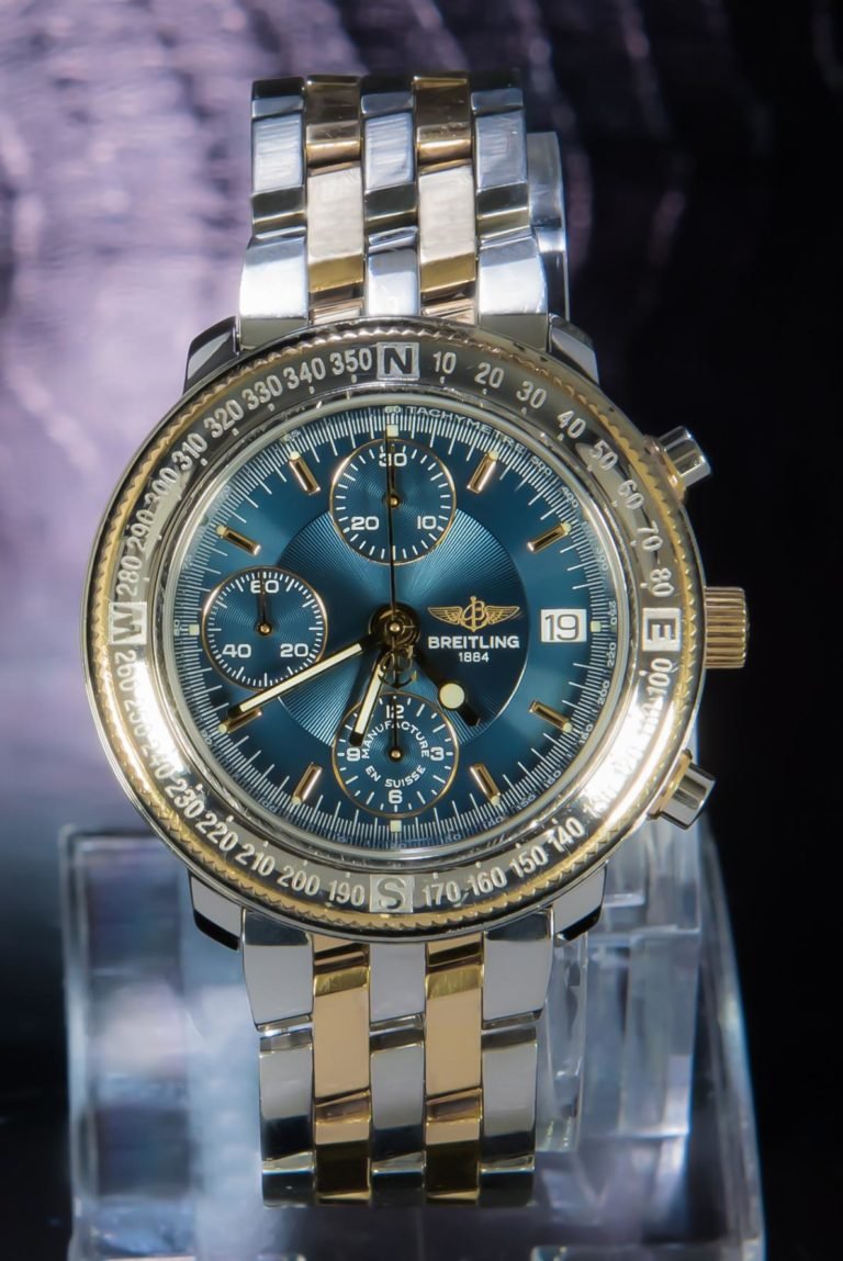 Breitling Astromat Longitude D20405 18K/750 Gold Ã 40 mm - Pawndeluxe