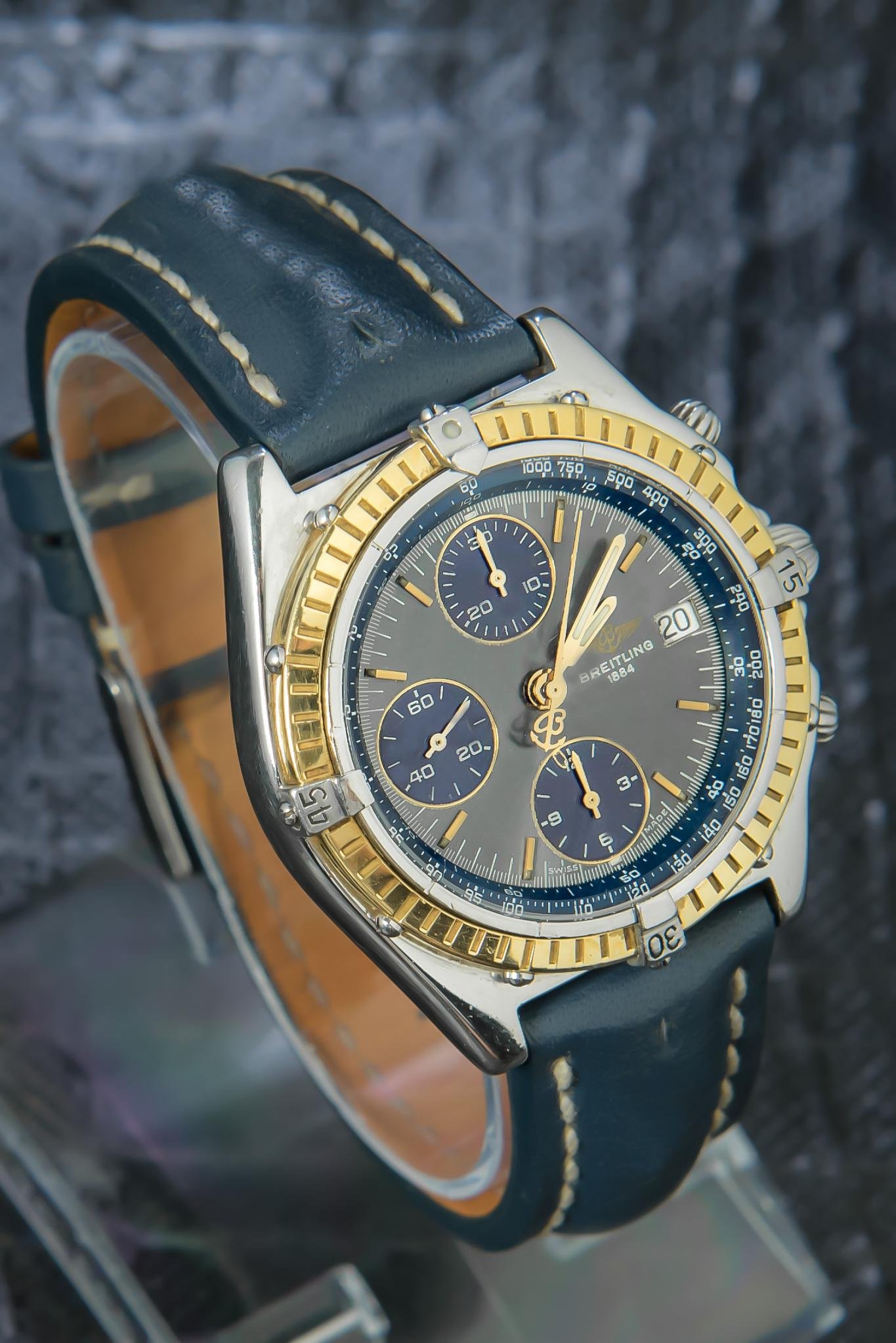 Breitling Chronomat Screw-down Crown – Yellow Gold Plated 5.25mm With Tube