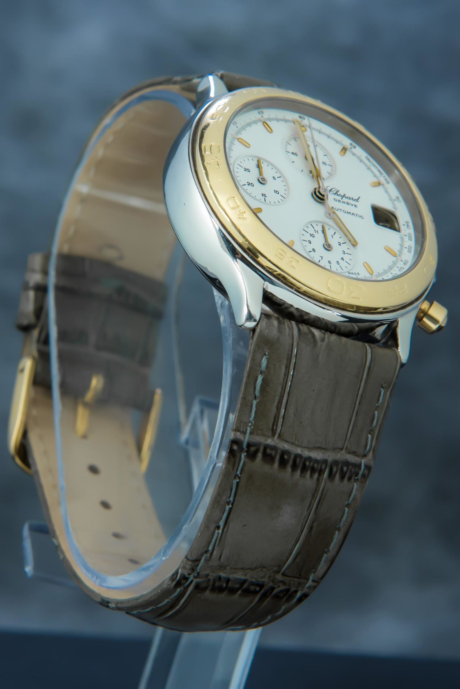 Chopard Geneve Automatic Chronograph Tachymeter GoldSteel 348168