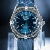 Breitling Wind Rider Wings Electric Blue Automatic Date - A1035012