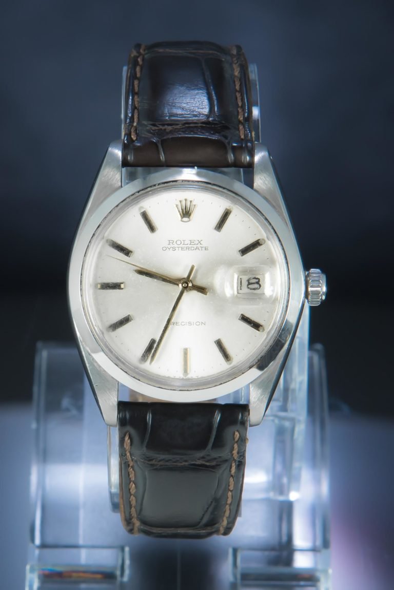 rolex precision leather strap