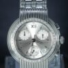 Boucheron Reflet Solis 40mm Chronograph Silver Diamond Dial RARE FIND