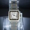 Cartier Santos Galbee Automatic SS & Solid 18K Yellow Gold