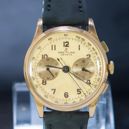 Breitling Vintage Double Counter Chronograph 38 - TOP Condition
