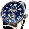 Ulysse Nardin Marine Chronometer Manufacture Blue Dial Power Reserve 1183