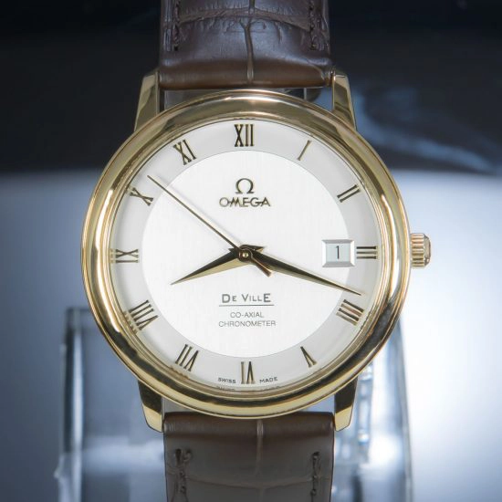 Omega DE VILLE PRESTIGE CO‑AXIAL Red Gold calibre 2500. 36.5 MM