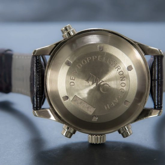 IWC Pilot Double Chronograph IW3711 back