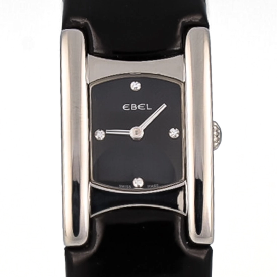 Ebel E9057A21 Beluga - Mini Manchette Collection - Diamond Dial - Classic 19mm Ladies Watch