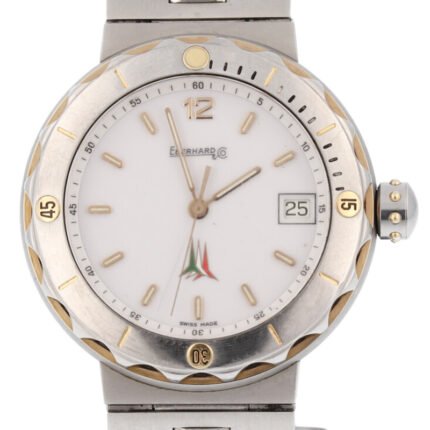 Eberhard & Co. 42007 - Frecce Tricolore Gold-Steel - Fly Matic Quick-Date - Classic Men's Watch