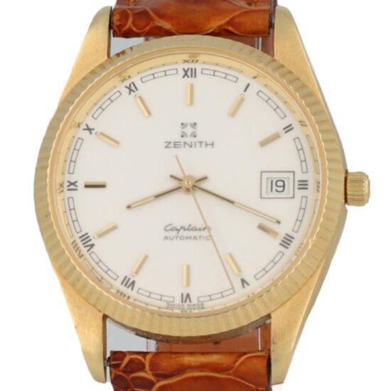 Zenith Captain Automatic Manufacture Caliber Grafted out 18K Solid Yellow Gold