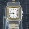 Cartier Santos Two O Tone Automatic 18K Gold