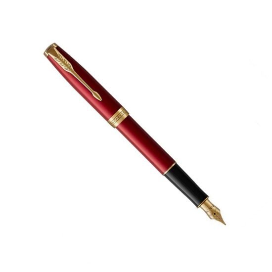 Parker Sonnet Red Lacquer GT Fountain Pen 1