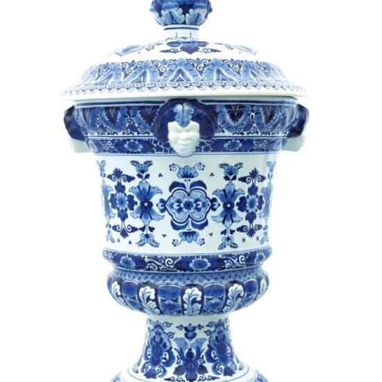 Royal Delft Satyr Vase Flower The Original Blue Collection