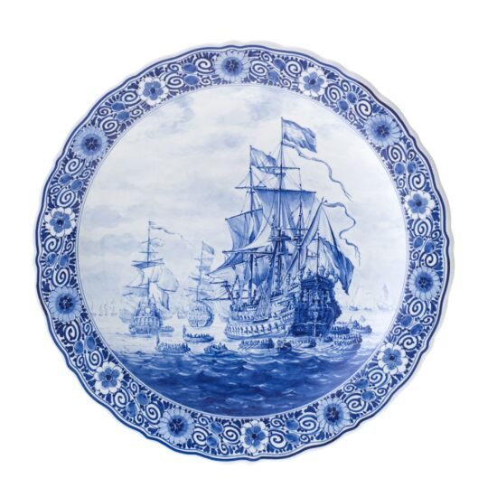 Royal Delft Plate Seven Provinces The Original Blue Collection