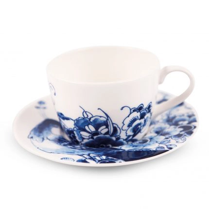Royal Delft Tea/Cappuccino Cup & Saucer The Original Blue Collection