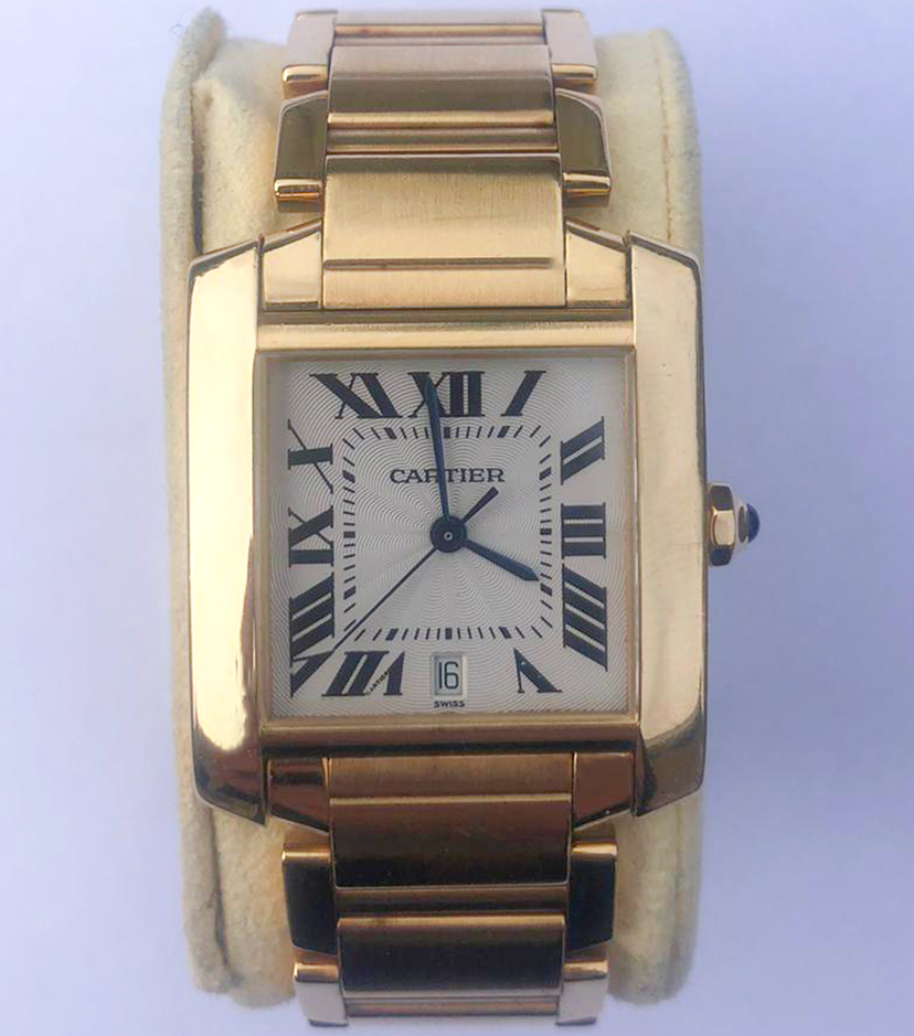 Cartier Tank Francaise Men's Automatic Watch W50001R2 1840 - Pawndeluxe