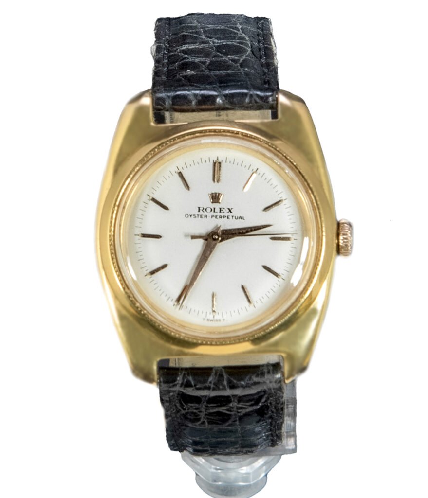 Rolex oyster-perpetual, BUBBLE BACK, JUMBO, 35.5MM, REF 3131 - Pawndeluxe