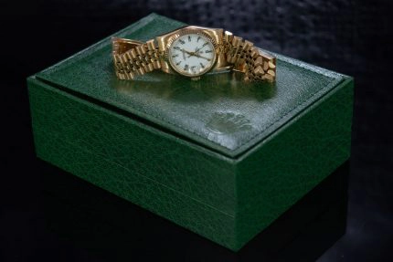 Rolex Datejust 68278 pre-owned watch on original Rolex box