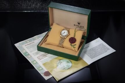 Rolex Datejust 68278 pre-owned watch in its original box with papers