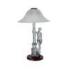 Linea Argenti Silver-coated Woman Lamp