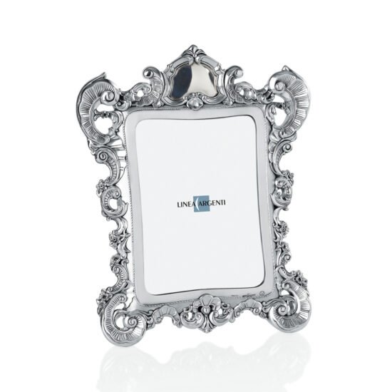 Linea Argenti Silver-resin Photo Frame Baroque Style