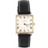 Universal Genève Classic Tank Solid 9K Yellow Gold 1960's - Very RARE UN White Enamel Dial