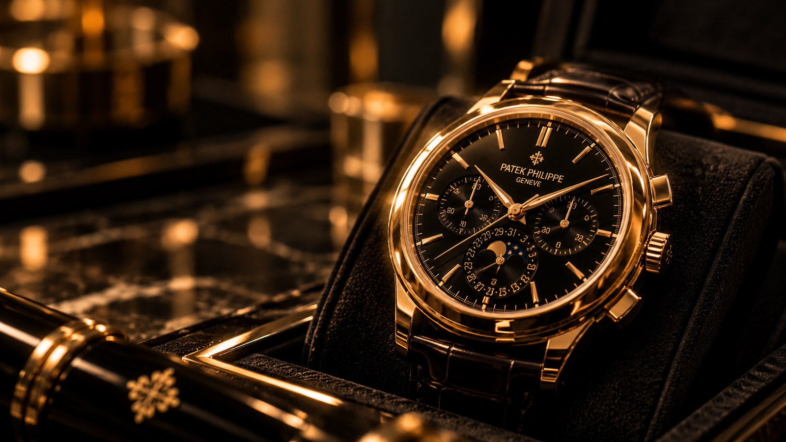 Sfeerbeeld van een exclusief Patek Philippe-horloge