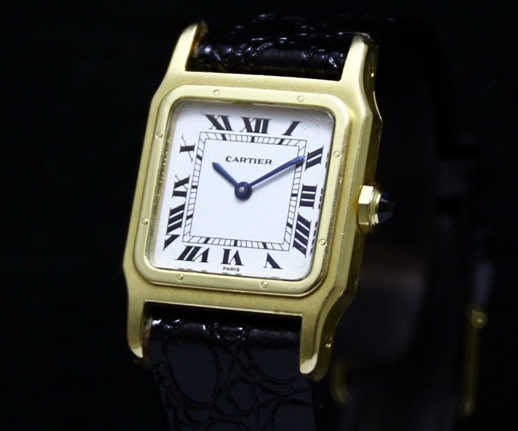 cartier paris gold watch