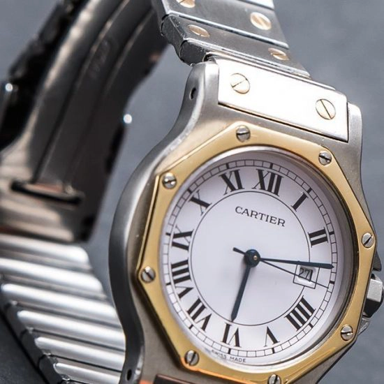 Cartier Santos Octagonal Ref. AC 17.90. gr