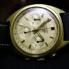 Heuer SA Carrera Chronograph Gold Plated Ref 73655