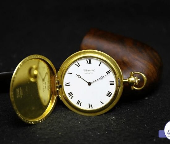 Chopard L.U.C Pocket Watch 18K Gold Ref 3014